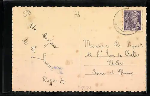 AK Longefoy-aux-Aime, Vue generale