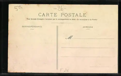 AK Upie, Vue prise de la Route de Montoison