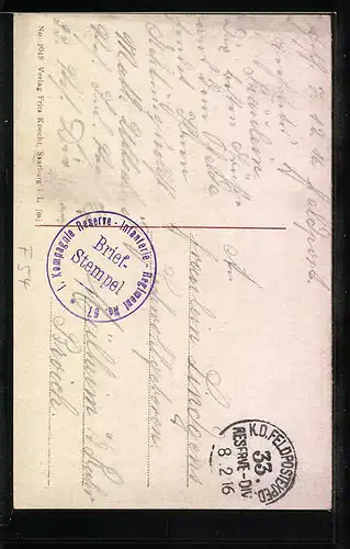 AK Fremonville, zerschossene Ziegelei