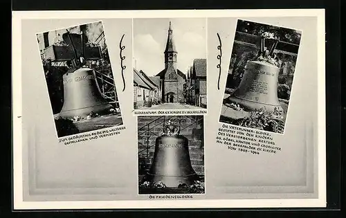 AK Beerfelden, Einweihung der neuen Glocken der ev. Kirche, 1950