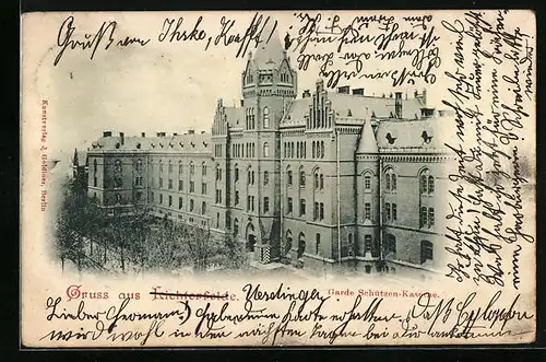 AK Lichterfelde, Blick zur Garde Schützen-Kaserne