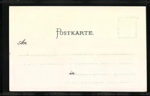Lithographie Reichenhall, Ortsansicht, Kurhaus Achselmannstein, Bismarck-Denkmal