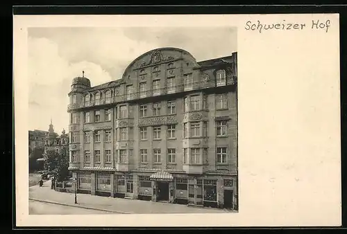 AK Frankfurt a. M., Hotel Hospiz Schweizerhof