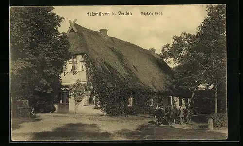 AK Halsmühlen b. Verden, Köpke`s Haus