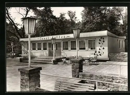 AK Günthersleben /Kr. Gotha, Ansicht vom Inselcafe