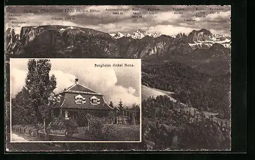 AK Oberbozen, Bergheim Onkel Hans am Ritten