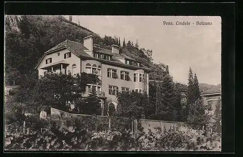 AK Bolzano, Blick zur Pension Lindele
