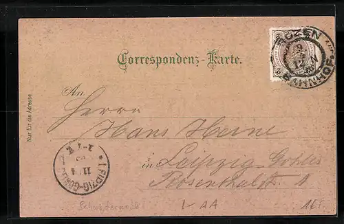 Lithographie Bozen, Burg Runkelstein, Burghof mit Restaurant