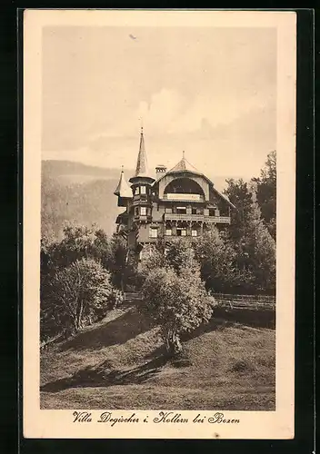 AK Kollern b. Bozen, Hotel Villa Degischer