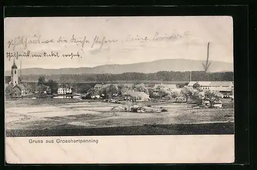 AK Grosshartpenning, Totalansicht aus der Ferne