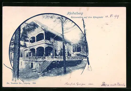 AK Heidelberg, Restaurant auf dem Königstuhl