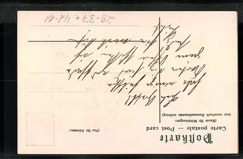 Passepartout-Lithographie Hamburg, Ansicht vom Segelschiff-Hafen, Wappen