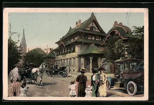 AK Berlin, Stadtleben vor dem Zoologischen Garten