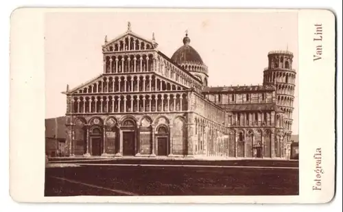 Fotografie Van Lint, Ansicht Pisa, Rückansicht des Dom Santa Maria Assunta