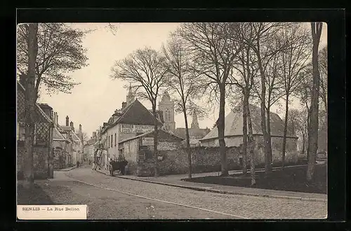 AK Senlis, La Rue Bellon