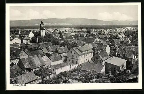 AK Pfungstadt, Ortsansicht aus der Vogelschau