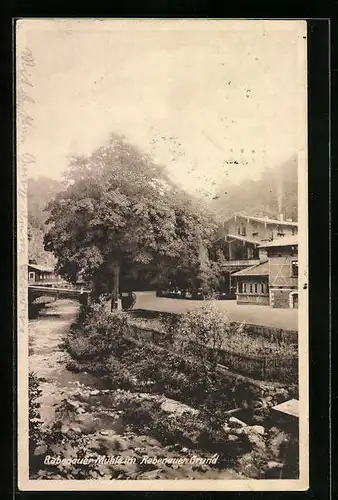 AK Rabenau, Rabenauer Mühle im Rabenauer Grund