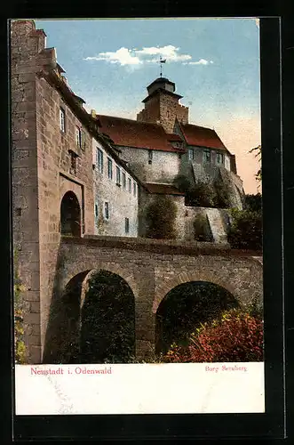 AK Neustadt /Odenwald, Burg Breuberg