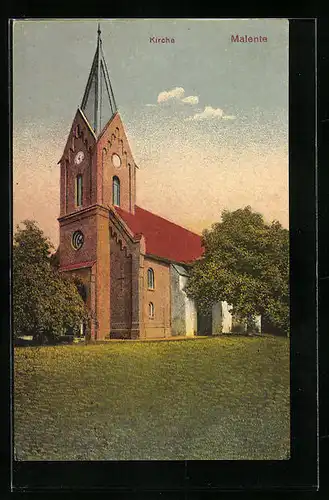 AK Malente, Blick auf die Kirche