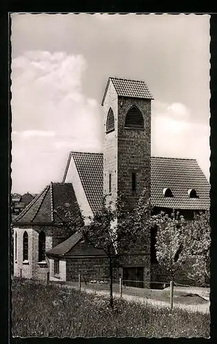 AK Beerfelden /Odenwald, Blick auf die kathol. Kirche