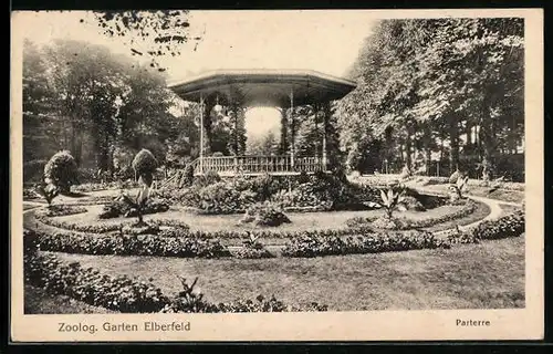 AK Elberfeld, Zoologischer Garten, Parterre