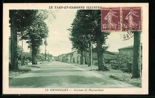AK Grisolles, Avenue de Montauban