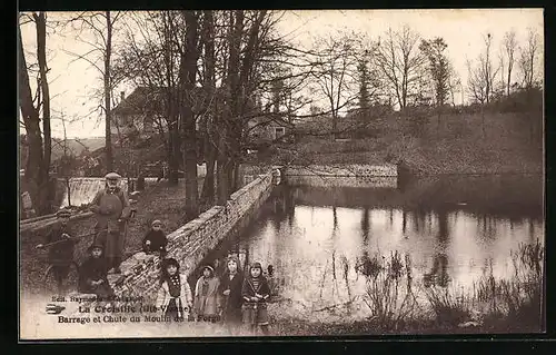 AK La Croisille, Barrage et Chute du Moulin de la Forge
