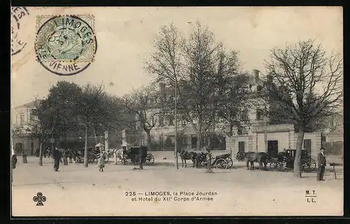 AK Limoges, la Place Jourdan