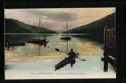 AK Gérardmer, Coucher de Soleil sur le Lac