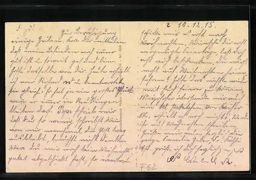 AK St. Laurent vor Arras, Zerstörte Kirche