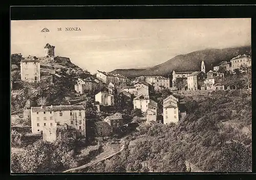 AK Nonza, Blick auf den Ort