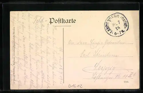 AK Glaubitz, Blick zur Schule