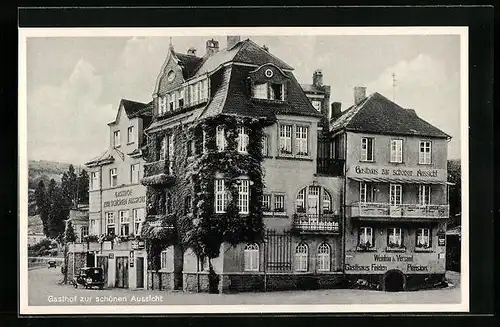 AK Alf /Mosel, Gasthaus zur schönen Aussicht