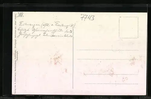 AK Furtwangen, Partie in der Gewerbehallestrasse