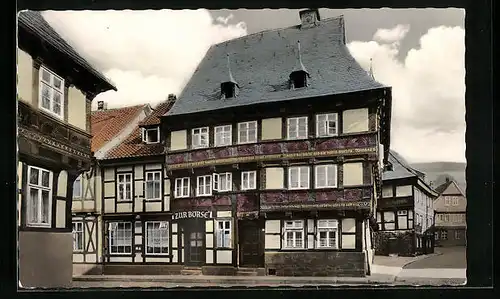 AK Goslar /Harz, Gasthaus Zur Börse, Bergstrasse 53