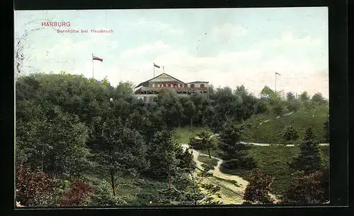 AK Harburg, Hotel Sennhütte bei Hausbruck