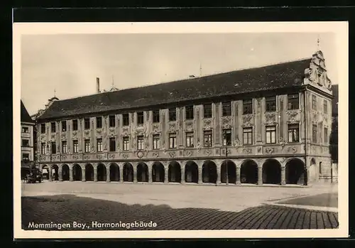 AK Memmingen /Bay., Harmoniegebäude