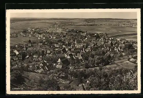 AK Leonberg, Gesamtansicht vom Flugzeug aus
