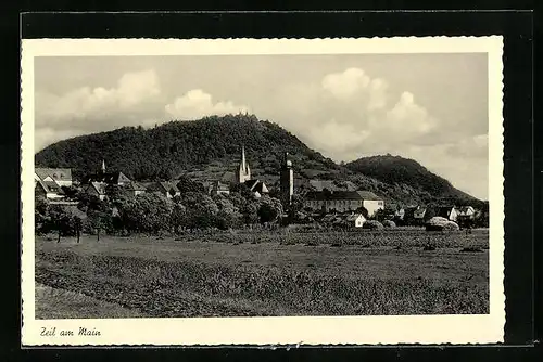 AK Zeil /Main, Ortsansicht mit Kirchturm