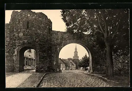 AK Templin, An der Stadtmauer