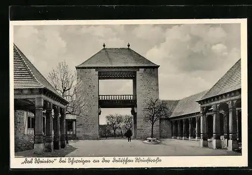 AK Schweigen a. d. Weinstrasse, Das Weintor