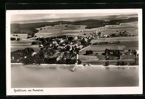 AK Breitbrunn /Ammersee, Ortsansicht aus der Vogelschau