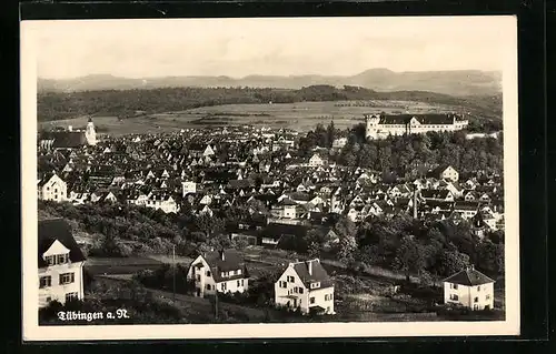 AK Tübingen a. R., Teilansicht aus der Vogelschau
