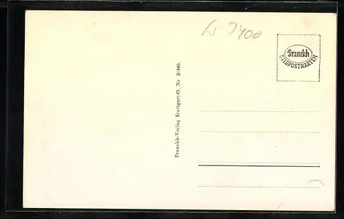 AK Tübingen a. R., Teilansicht aus der Vogelschau