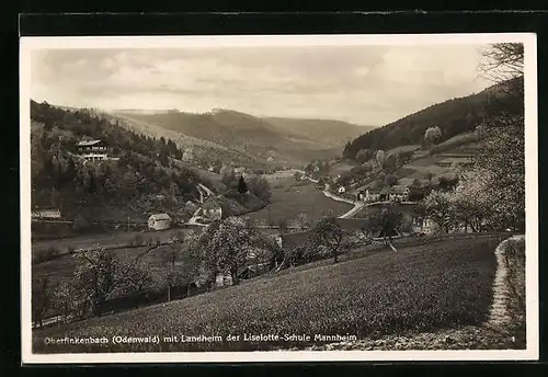 AK Oberfinkenbach /Odenwald, Landheim der Lieselotte-Schule Mannheim