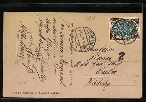 AK Bad Dürrheim, Café Kapfhütte