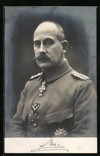 AK Portrait Max von Baden in Uniform mit Orden