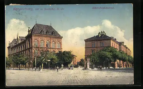 AK Korneuburg, Strassenpartie an der Albrechtskaserne