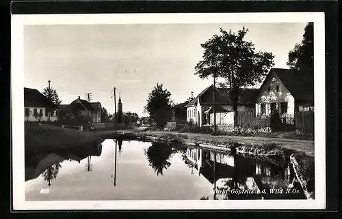 AK Göpfritz a. d. Wild, Teichanlagen am Markt