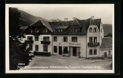 AK Payerbach, Schwedisch-österreichische Volkshochschule Tirolerhof
